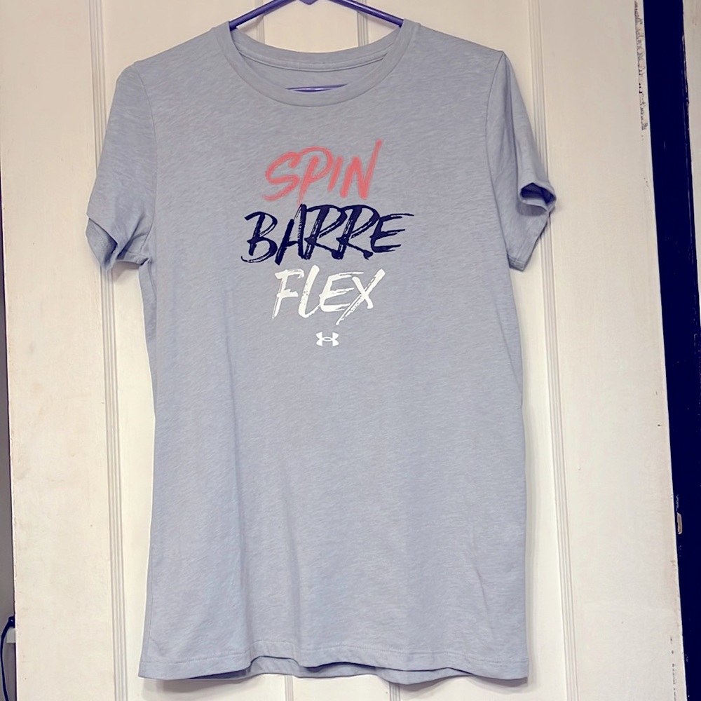 NWOT Under Armour Grey Cotton T-Shirt SZ M.
